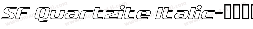 SF Quartzite Italic字体转换